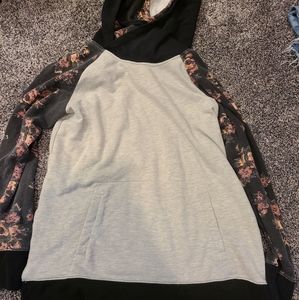 Double hooded sweatshirt